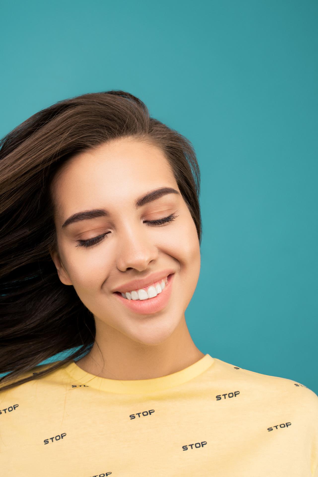 Woman receiving injectable treatment